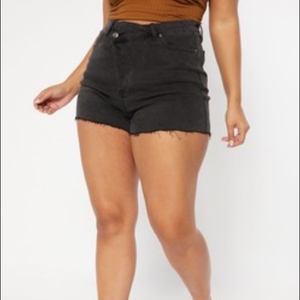 Rue 21 Super High Rise Asymmetrical Waist Jean Shorts